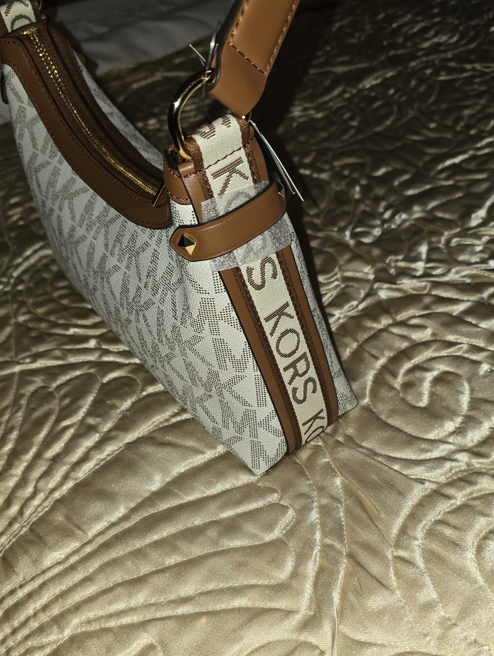 Michael Kors Sammy Small Signature Logo Convertible Crossbody / Shoulder Bag - Picture 9 of 10